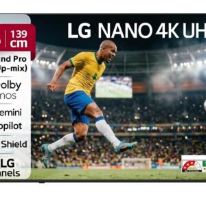 LG 139 cms (55 inches) NU87 AI Series Nano 4K Ultra HD (3840 x 2160) Smart webOS LED TV 55NU870BPLA 2026