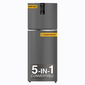Whirlpool 235 L 3 Star Frost-free inverter Double Door Refrigerator (IF INV 278 LUNAR BLACK(3S) CONV-Y, 2026 Model)